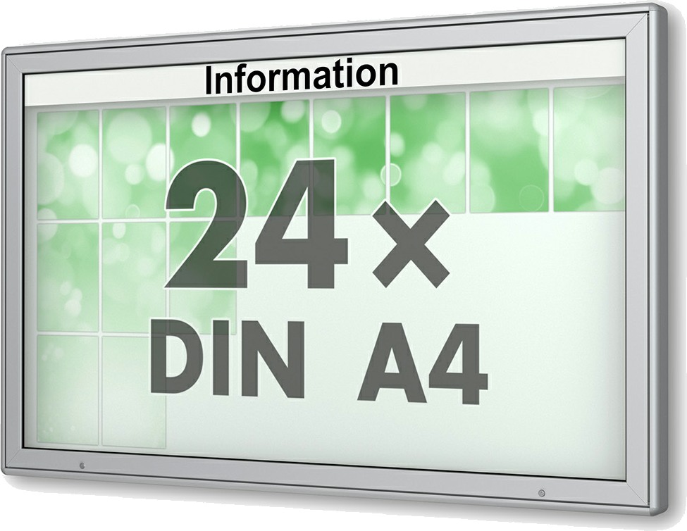 Bild von Schaukasten Plenum 1810x1130x80 mm BxHxT