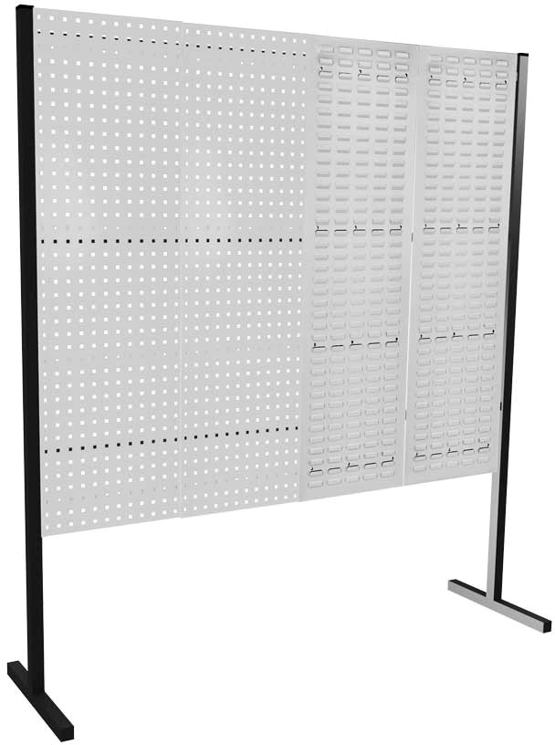 Bild von Werkzeugwand mit Loch-/ Schlitzplatten, Einzelfeld, Länge 2000 mm