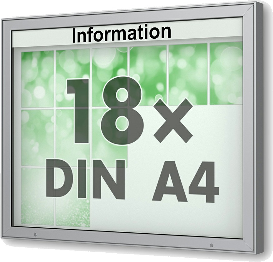 Bild von Schaukasten Plenum 1390x1130x100 mm BxHxT