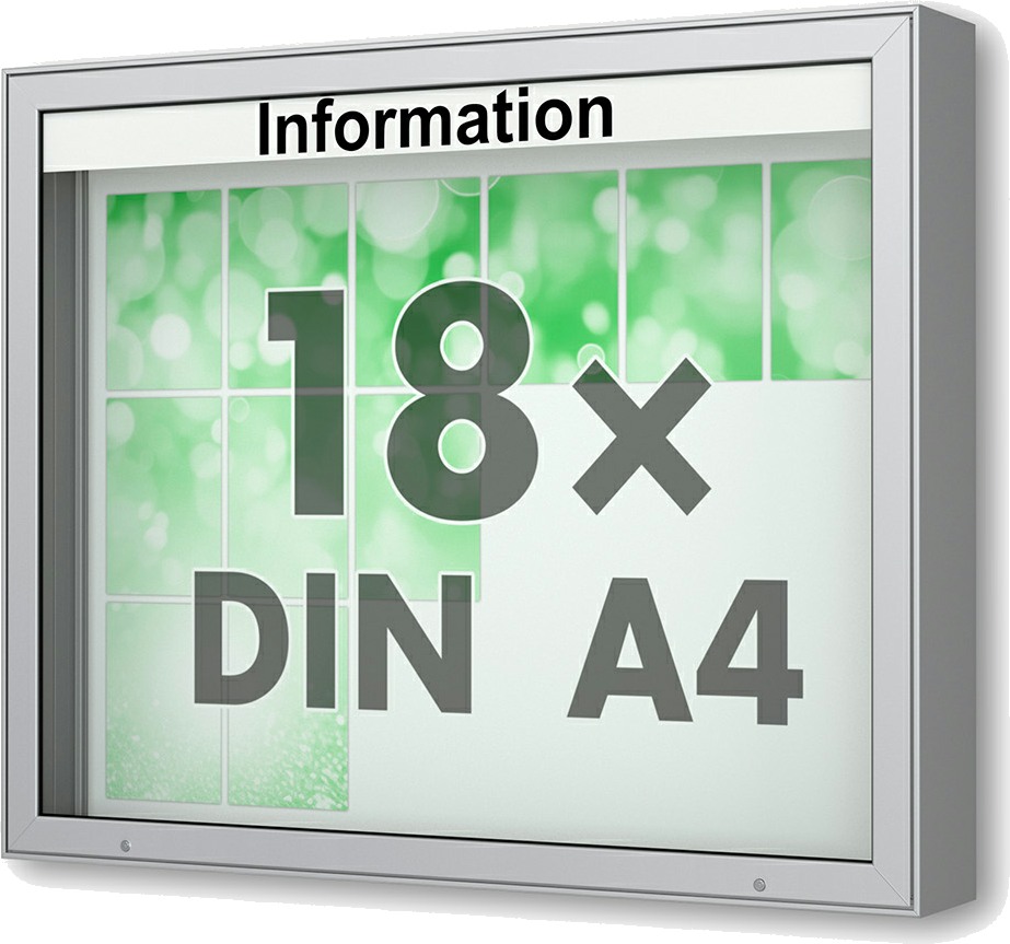 Bild von Schaukasten Plenum 1390x1130x210 mm BxHxT