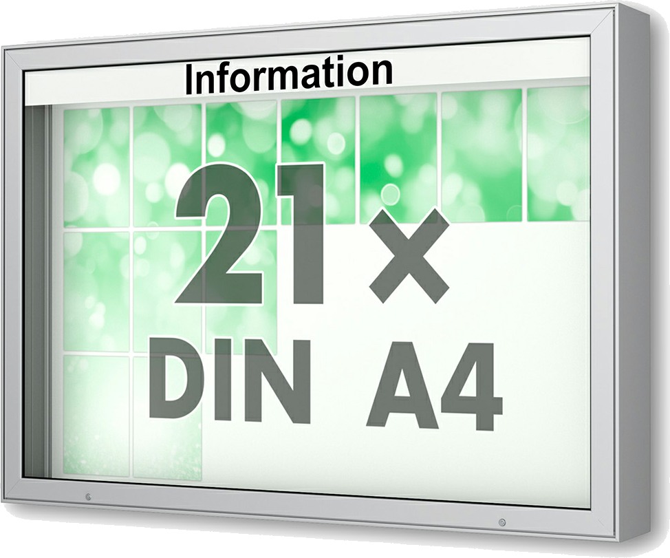Bild von Schaukasten Plenum 1600x1130x210 mm BxHxT