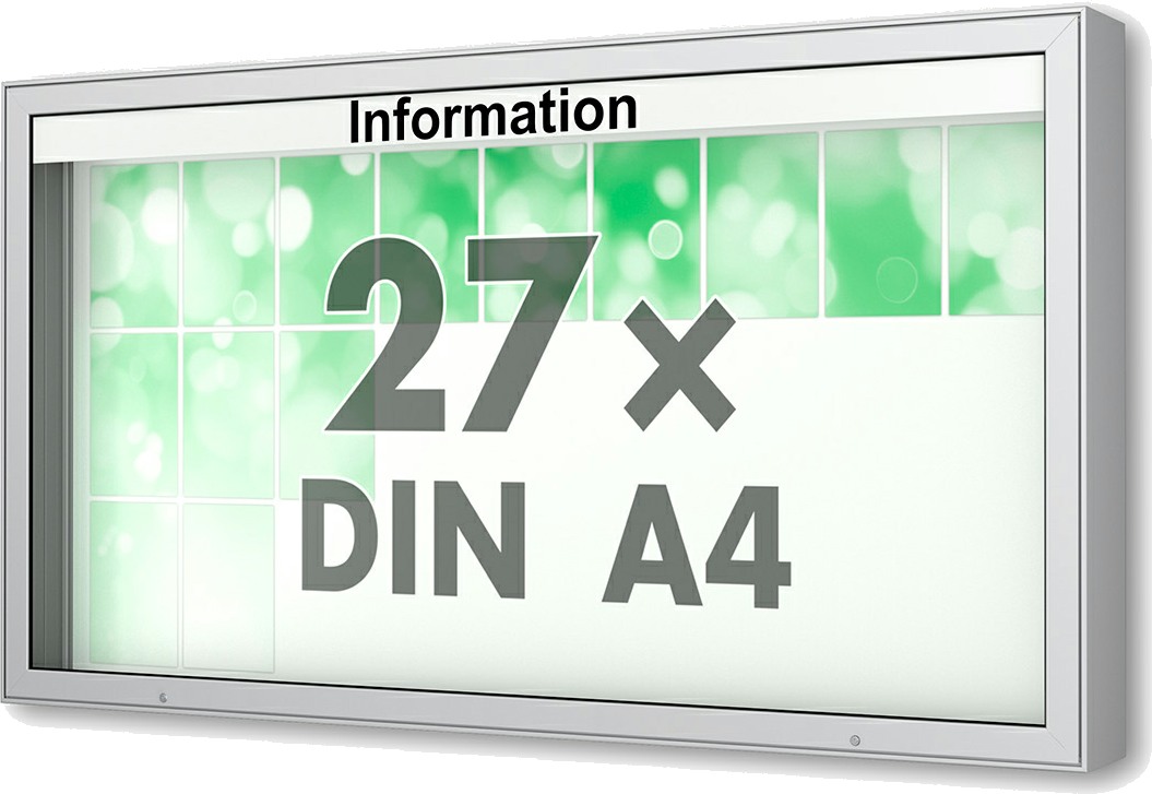 Bild von Schaukasten Plenum 2020x1130x210 mm BxHxT
