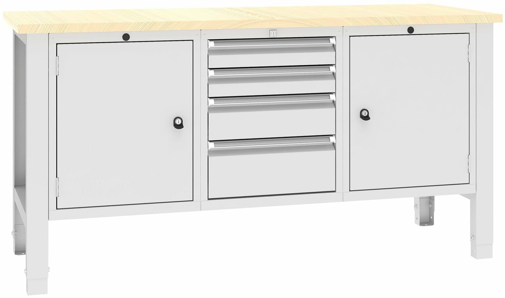 Bild von Werkbank SWT 17/5, var. Höhe, 1765x620x850-900 mm LxTxH